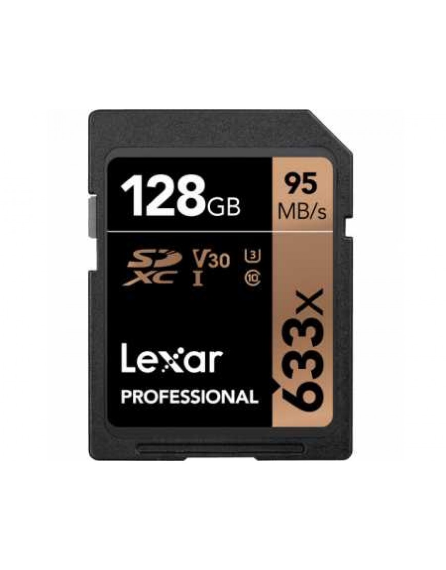 Lexar 128GB Professional 633x UHS-I SDXC Memory Card