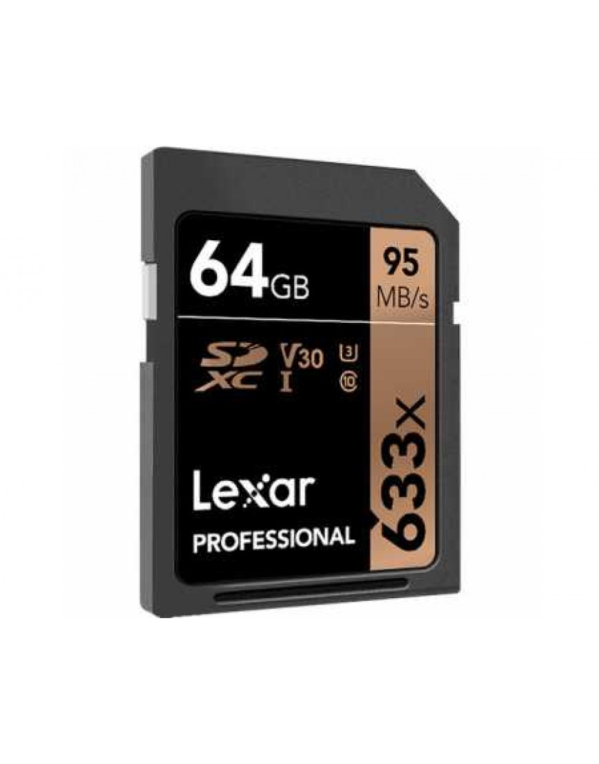 Lexar 64GB Professional 633x UHS-I SDXC Memory Card
