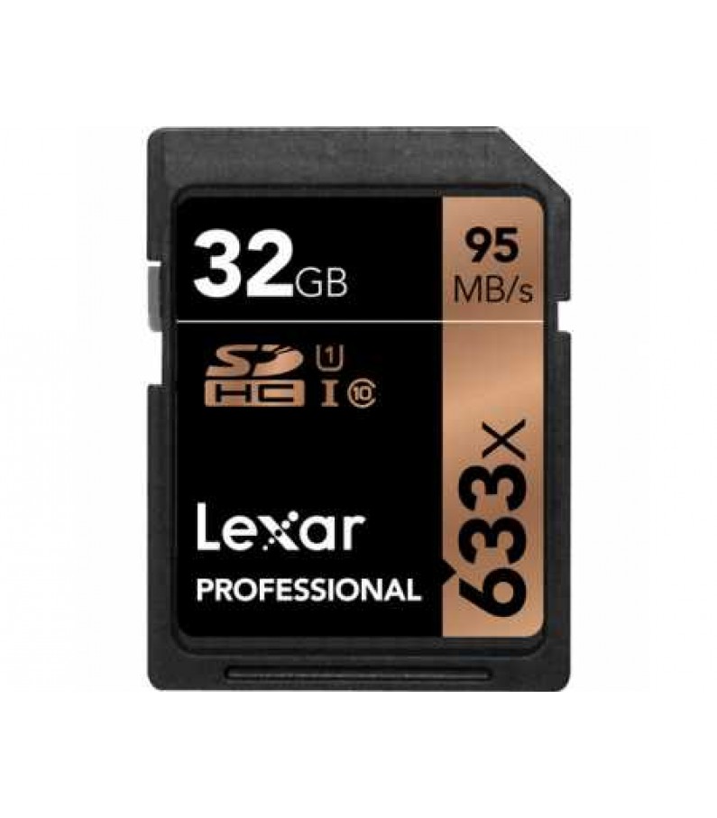 Lexar 32GB Professional 633x UHS-I SDXC Memory Card