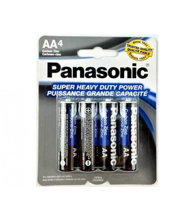 4pc Panasonic AA Batteries