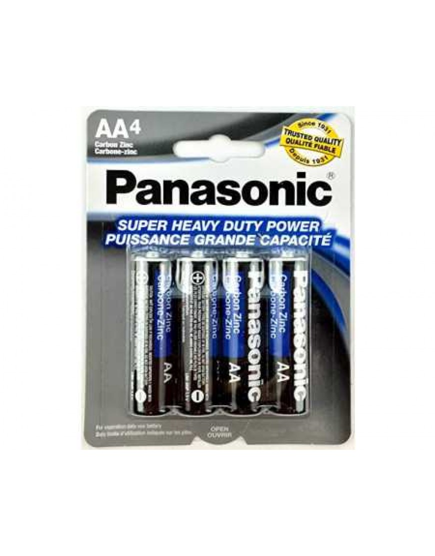 4pc Panasonic AA Batteries