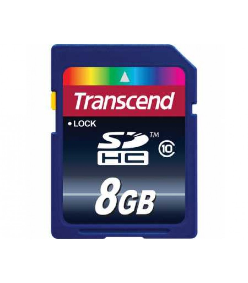 Transcend 8GB SDHC Memory Card Class 10